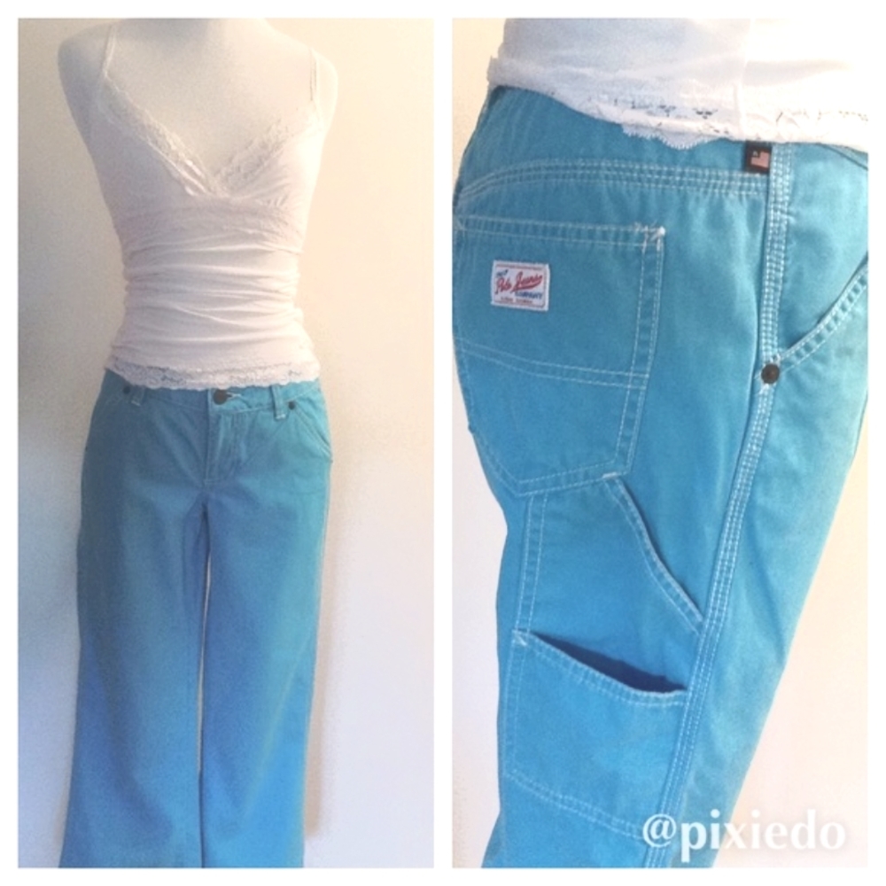 Ralph Lauren Wide Leg Utility Capri Pants